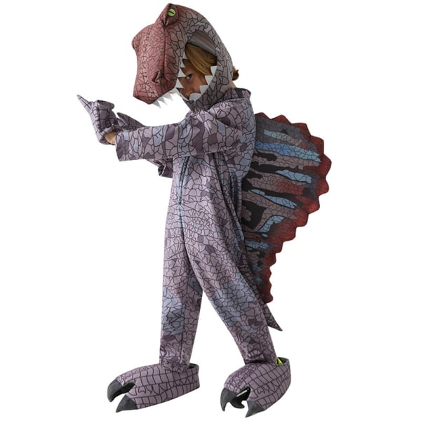 Kids Djur Jumpsuit Dinosaur Cosplay Halloween kostym outfit L