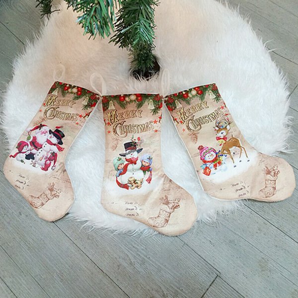 Sukat Riipus Koriste Joulusukat Riipus Koristeet snowman