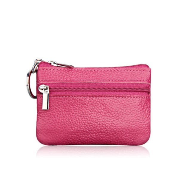Lång plånbok för kvinnor _ clutchväska _ plånbok med dragkedja rose Red
