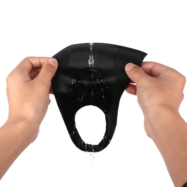 50-st Muntöverdrag svart vindtät mask tvättbar mask Svart 50-st