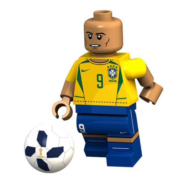 8st Fotbollsspelare Mini Block Building Action Figurer leksak