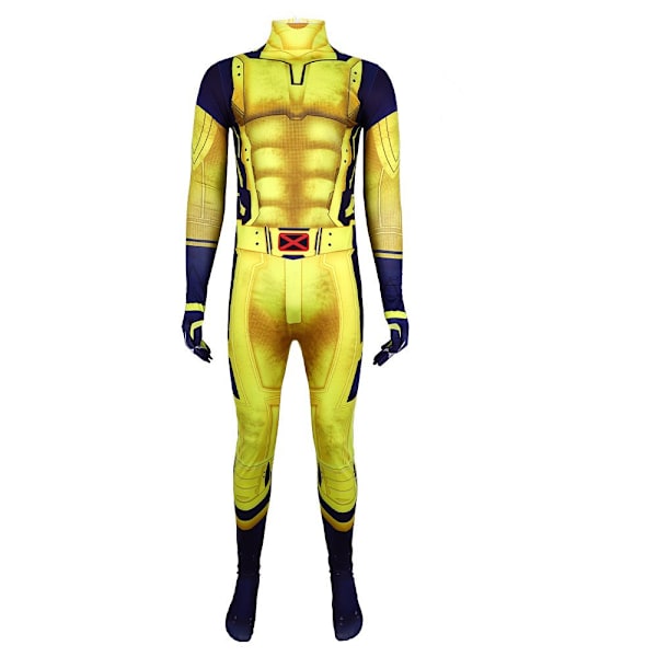 Halloween Vuxna Barn Deadpool 3 Wolverine Cosplay Kostym Herr Pojkar Jumpsuit 190cm