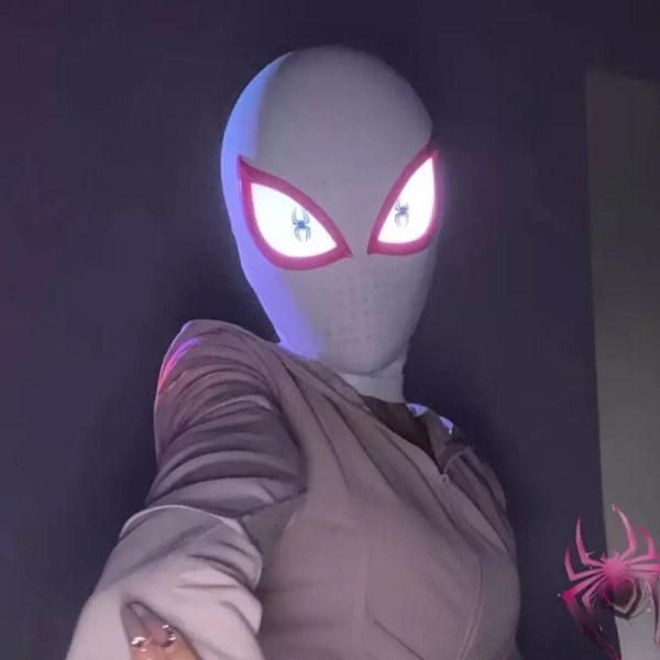 Halloween Maske Farontor Into the Spider-Verse Gwen Stacy Maske Legetøj Rekvisitter