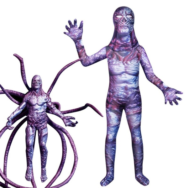 Stranger Things 4 Demogorgon kostym för barn Halloween Cosplay 150cm