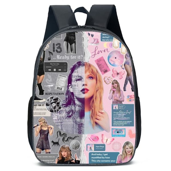 Taylor Swift 3D-ryggsäck för barn, skolväska, resväska, axelväska B