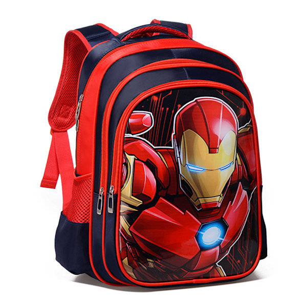 Superhjälte Ryggsäck Skolväska Seriefigur Ryggsäck för Barn Spiderman
