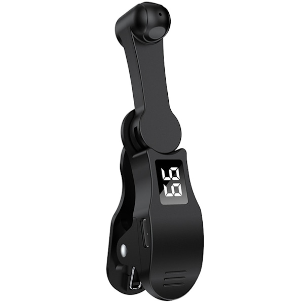 Digital Auto Screen Clicker USB Telefon Tapper LED Display 180 Graders Rotation Smartphone Apps Støjsvag Betjening Fingerklik Alsidigt Værktøj Black