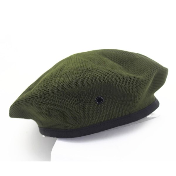 Militär Armé Soldat Mössa Ull Beret Män Kvinnor Uniform Mössa Army Green - Grid
