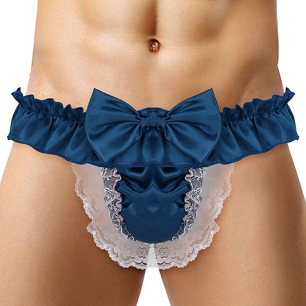 Lace T Pants Underkläder för män Nattbyxor Sexiga byxor blue M 7c63 | blue  | M | Fyndiq