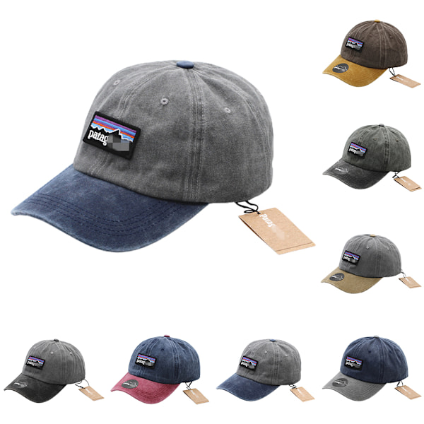 Herr Sommar Baseball Cap Baseball Lätt Sport Justerbar Utomhus Solhatt Yellow