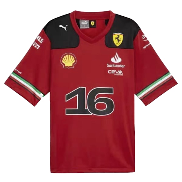 For F1 Team LECLERC #16 T-shirt Herr Jersey Toppar 2023 Skjortor M