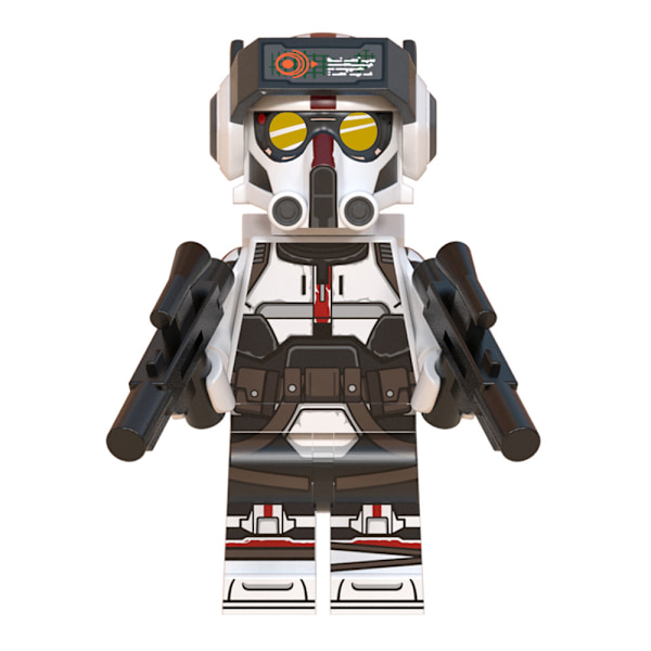 8 stk. Destroyer Jesse Byggeklosser Kamprobotleke