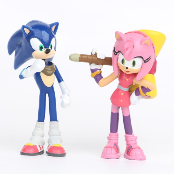 4st Sonic The Hedgehog Actionfigurer Dekor Kid Present