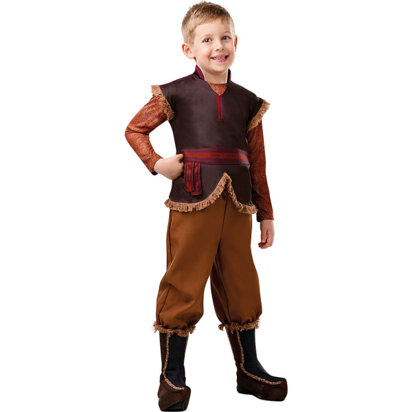 Kid Boy Frozen Kristoff Bjorgman Cosplay Costume Book Week Fancy Dress Outfits S