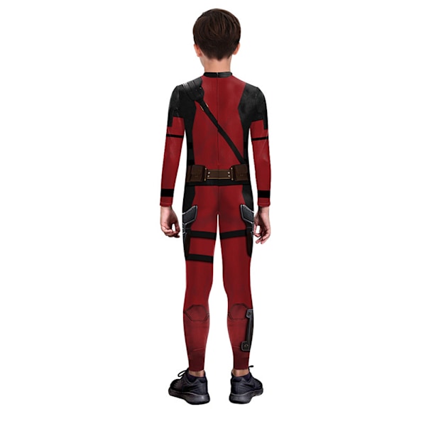 Wolverine Jumpsuit Deadpool 3 Bodysuit Cosplay Kostym Halloween Herr Dräkt Outfit Red XL