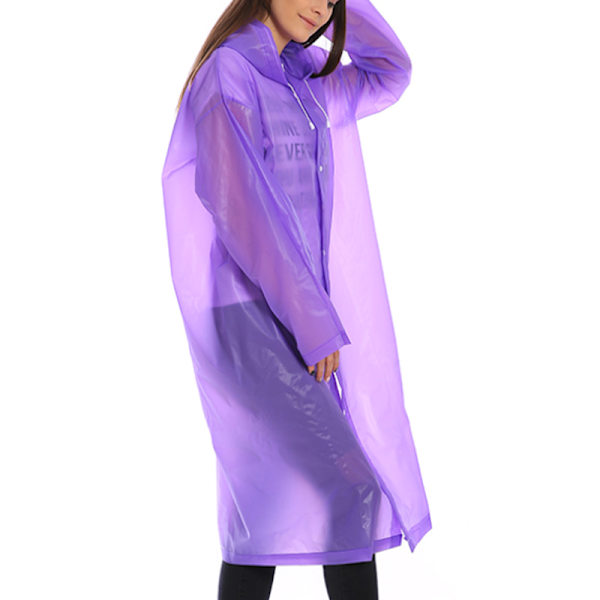 Regnrock EVA Nano Regn Vattentät Andningsbar Skyddande Rock Purple