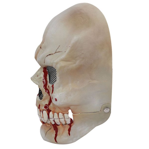 Skelett Skrämmande Mask för Halloween Fest Cosplay Maskeraddräkt C