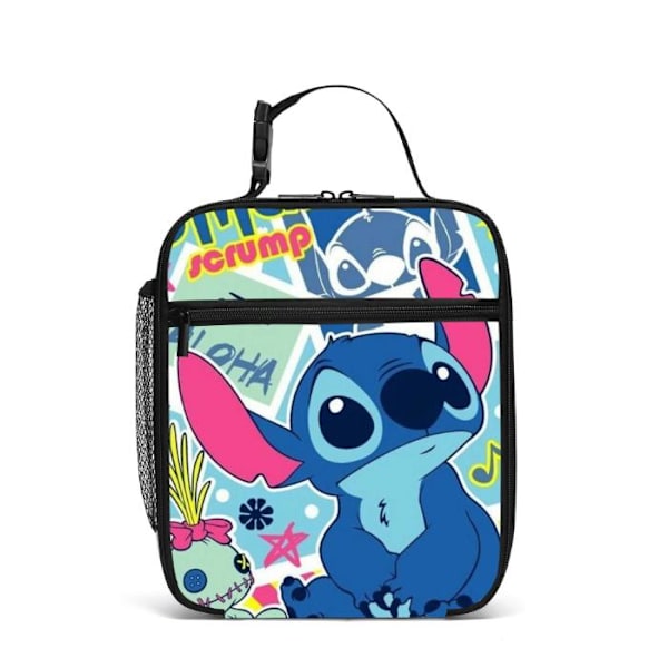 Lilo & Stitch söt lunchväska skola kontor mellanmål matlåda picknick förvaringspaket #4