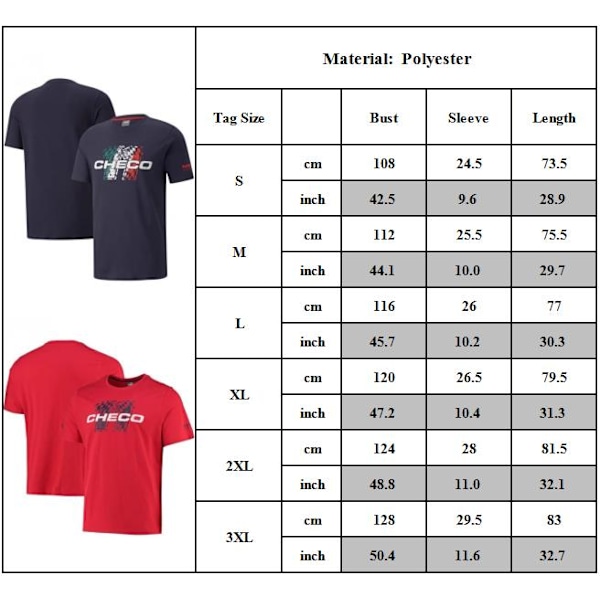 Sommar Herr Racing T-shirts Mountainbike MTB Kortärmad Sport Rundhals Toppar Grey XL