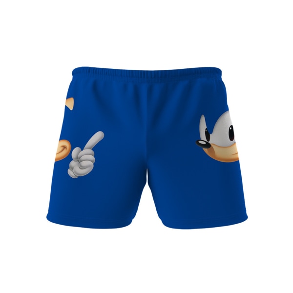 Kids Sonic The Hedgehog Tecknat Print Boys Beach Pants Shorts C 140cm