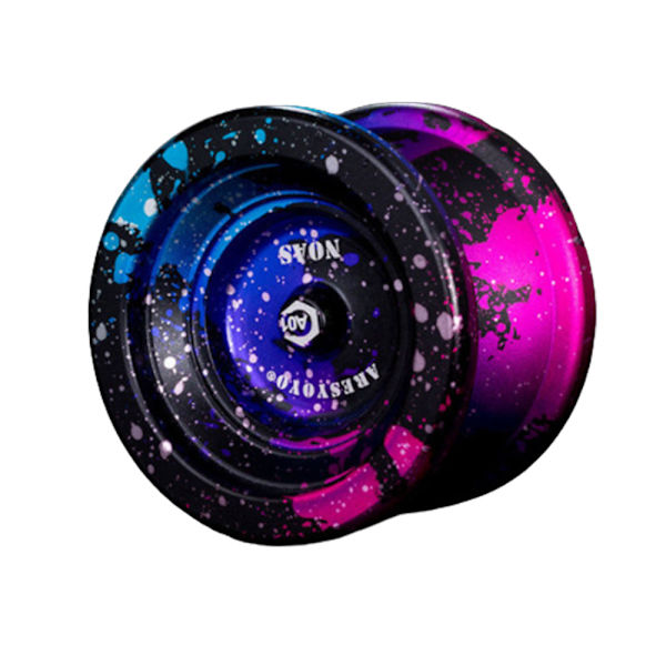 Metallspelversion YOYO-boll i aluminiumlegering Leksak för pojkar Black Pink Blue