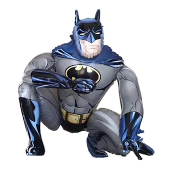 3D Marvel Superhjälte Spiderman Batman Boy Födelsedagsballonger Batman