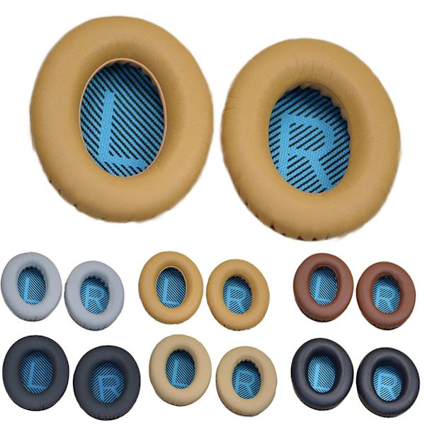 Bose hörlurar ersättning öronkuddar Quiet Comfort QC 2 15 25 35 Coffee + blue LR