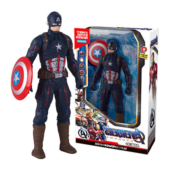 Marvel Avengers Iron-man Spiderman Actionfigurer Halloween Present American team
