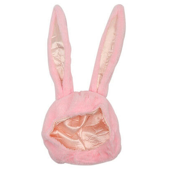 Bunny Ear Hat Påskhuvudbonader Ulldjurshuvudbonader Dress-up Pink