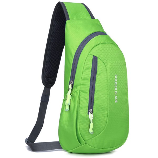 Vattentät Chest Pack Bag Climb Sport Outdoor Cykelryggsäck green 21*41*10cm