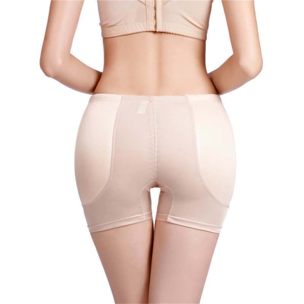 Vadderade sömlösa Shapewear Trosor Hip Enhancer Underkläder för kvinnor Skin 3XL