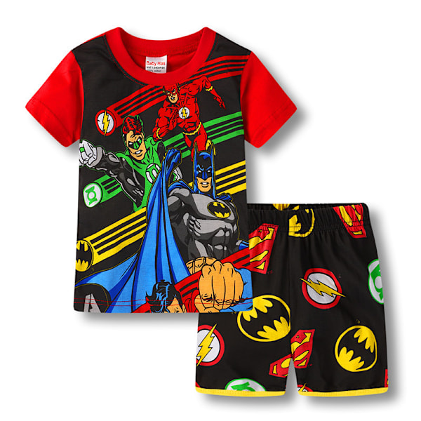 Revenge Barn Pojkar Flickor Söta Tecknade Figurer Pyjamas Set Kortärmade Toppar Shorts Sovkläder Nattkläder Loungewear Outfits #5 100cm