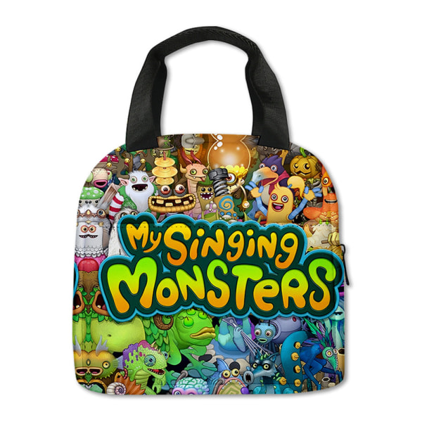 My Singing Monsters Söt Barn Lunchväska Crossbody Väska C