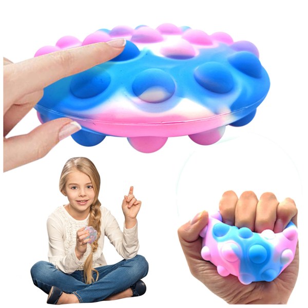 Push It Bubble Sensory Fidget Toy Decompression Squeeze Ball A