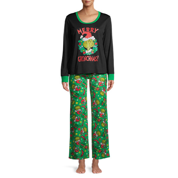 Julpyjamas för Familjen - Matchande Set för Vuxna och Barn - Julpyjamas Outfit Nattkläder Women XL