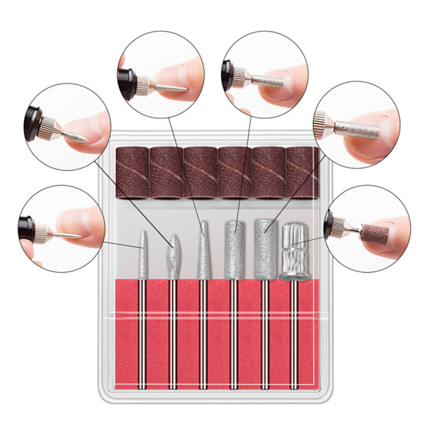 [3 dagars leverans] Elektriska nagelklippare - 12 i 1 Manikyr- & Pedikyrset - Nagelfilar - Nagelklipparset, Nagelpoleringsverktyg