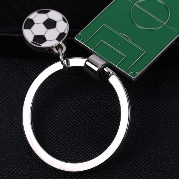 Rolig fotbollsplan nyckelring Nyckelring Fotboll Sport Design