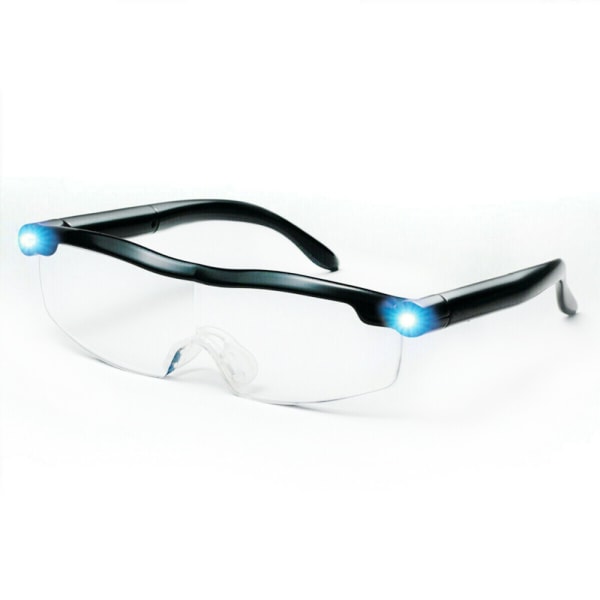 Unisex multi läsglasögon med LED-ljusglasögon
