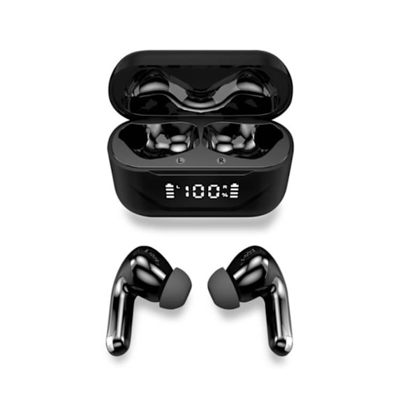 Real Time Oversættelsesøreprop, 3-i-1 Sprog Oversættelseshovedtelefoner 144 Sprog og Accenter, Oversættelseshovedsæt Trådløs Bluetooth Black