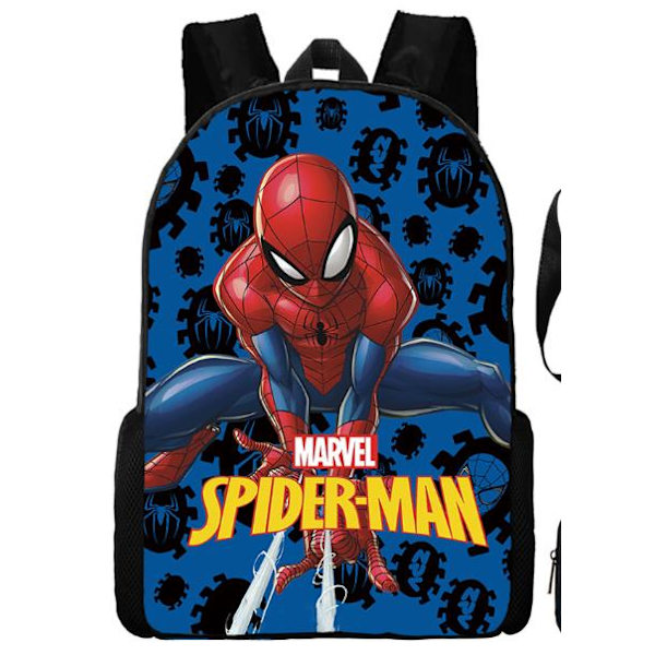 Jenter Gutter Anime Spider-Man Studenter Ryggsekk Tursekk C