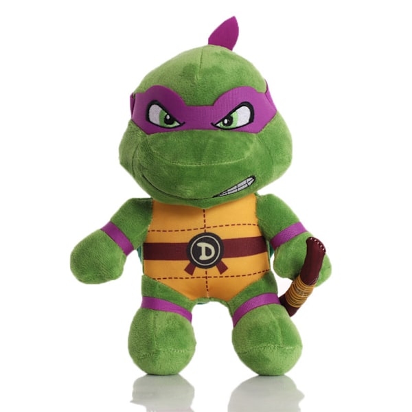 Teenage Mutant_Ninja Turtles Plyschdocka 25cm Barn Mjukt Stoppat Djur Leksak Present Purple