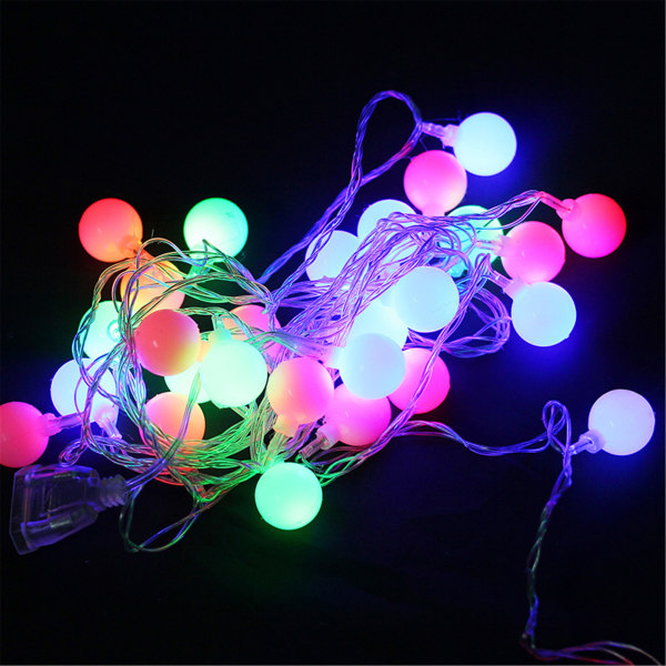 Led String Lights Gypsophila Bubble Ball Lampa Bröllopsdekoration multicolor