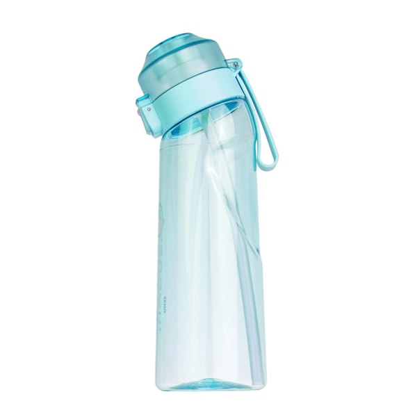 Ilmavesipullon makukapseli - 650 ml maustettu vesipullo Transparent Green