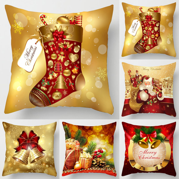 Jul kuddfodral jultomte semester kuddfodral D