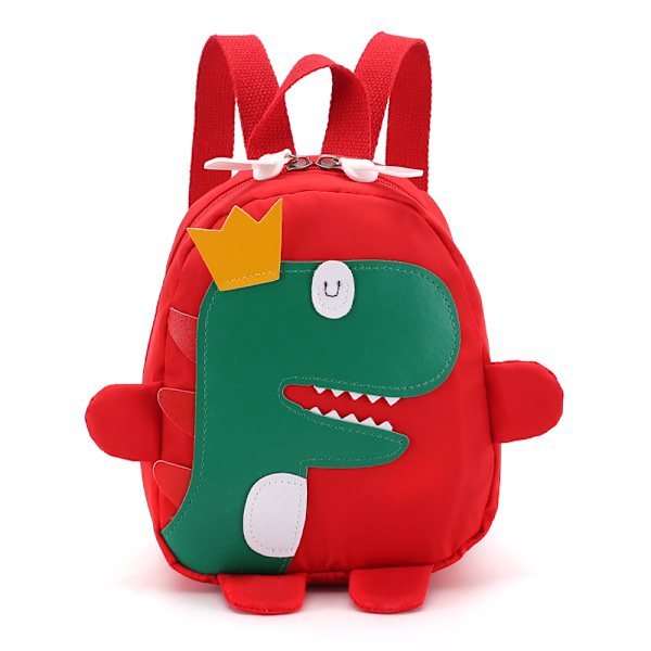 Børnemode tegneserie rygsæk dinosaur rygsæk red