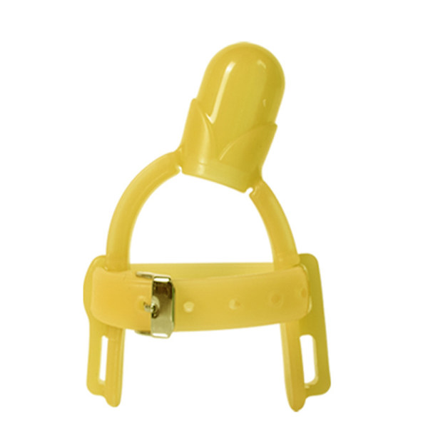 Baby Suger Tummen Skydd Tummen Suger Stopper Fingerskydd Yellow