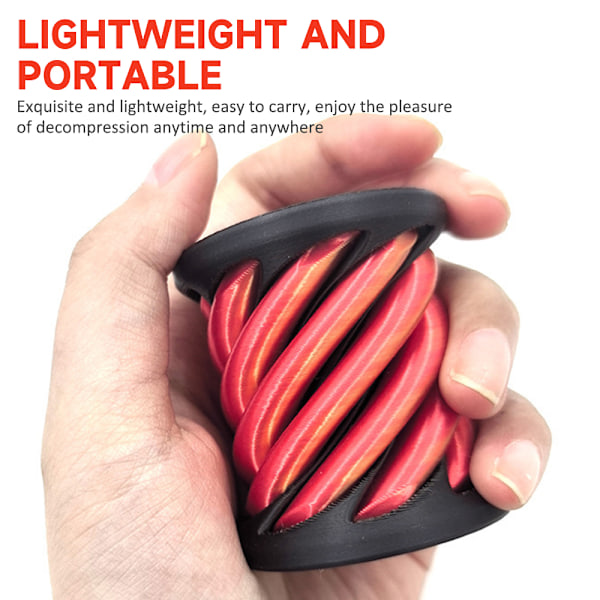 Omöjlig Pyramid Passthrough Leksaker Helix Nut Spiral Cone Fidget Fidget Leksak Present Cone