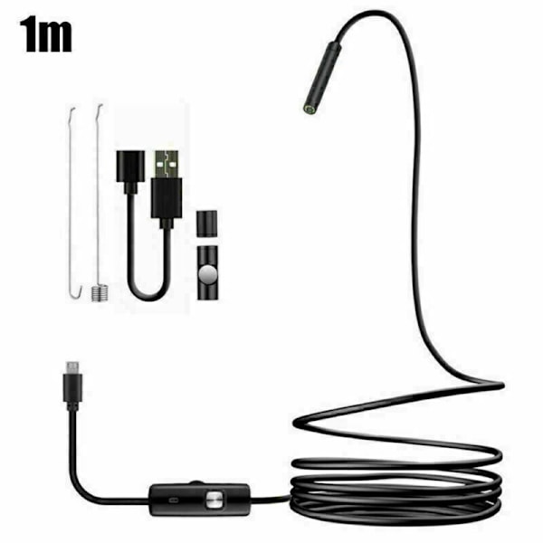 5.5 MM HD USB Endoskooppi Boreskooppi Käärmekamera Android-tarkastukseen 5.5mm1m