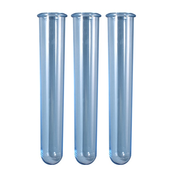 3st Enkel Vas Silikonform Form Form Heminredning blue test tubes 3 pcs
