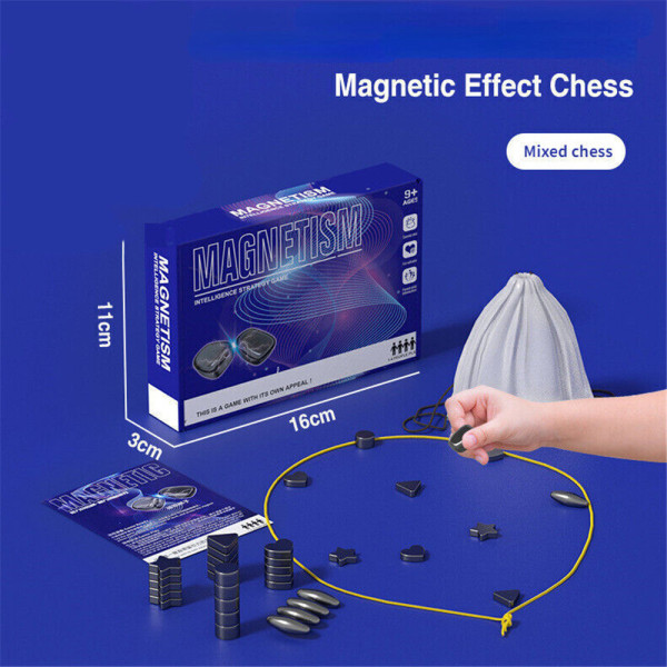 Magnetic Battle Chess Pedagogiskt damspel Bärbart schackbräde Party Supplies Set för hemmet